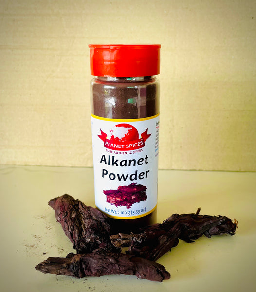 Ayurvedashree Alkanet Root Powder (Ratanjot/Arnebia Nobilis) - 200g I Soap Making Supplies Natural Colorant I Handmade Cosmetics I 200 GM